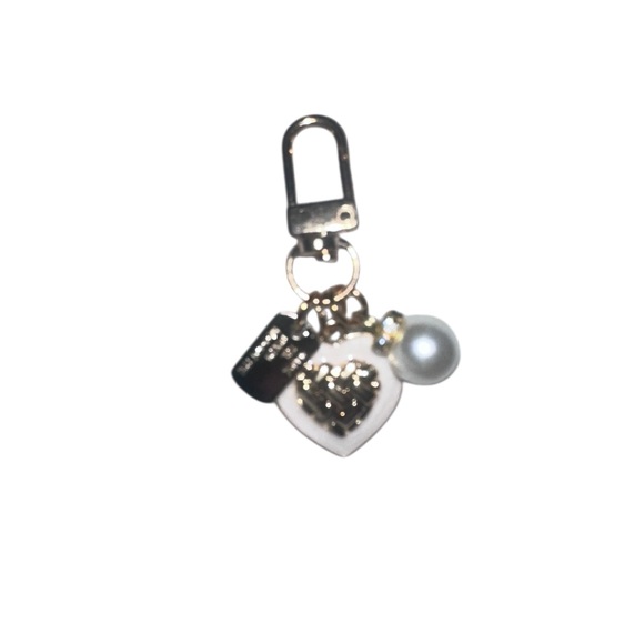 Accessories - FREE W/purchase Gold and Silver Heart Charm Keychain
